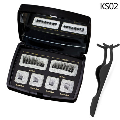 Magnetic False Eyelashes Set 3D False Reusable Magnet Fake Eyelashes Kit Makeup Tool With Eyelash Tweezers
Magnetic False Eyelashes Set 3D False Reusable Magnet Fake Eyelashes Kit Makeup Tool With Eyelash Tweezers