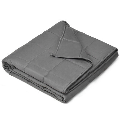 60" x 80" 100 Cotton 20 lbs Weighted Blankets-Gray
60" x 80" 100 Cotton 20 lbs Weighted Blankets-Gray