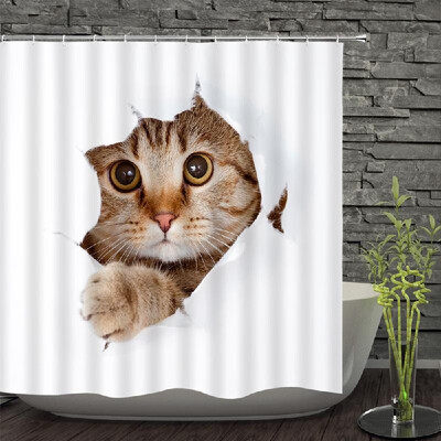Shower Curtain Pet Decorative Bath Curtains Waterproof Polyester Fabric Anti-mildew Bathroom Curtains for Bathtub Showers
Shower Curtain Pet Decorative Bath Curtains Waterproof Polyester Fabric Anti-mildew Bathroom Curtains for Bathtub Showers