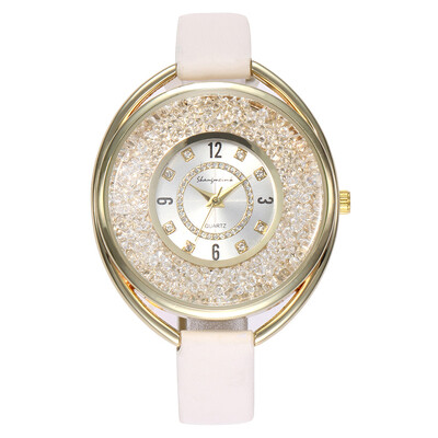 Fashion Casual Rhinestone Ladies Wristwatch Clock Top Luxury Brand Watches Women Quartz Watches Leather Watch montre femme &Ff
Fashion Casual Rhinestone Ladies Wristwatch Clock Top Luxury Brand Watches Women Quartz Watches Leather Watch montre femme &Ff