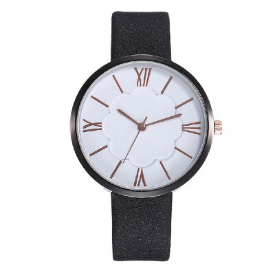 Woman Roman Numeral Time PU Leather Band Watch Lady Flower Pattern Dial Quartz Wrist Watch
Woman Roman Numeral Time PU Leather Band Watch Lady Flower Pattern Dial Quartz Wrist Watch