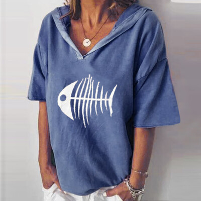 Starmoon Women Fashion Casual Short Sleeve V-neck Printed Hooded Tops T-Shirt Blouse
Starmoon Women Fashion Casual Short Sleeve V-neck Printed Hooded Tops T-Shirt Blouse