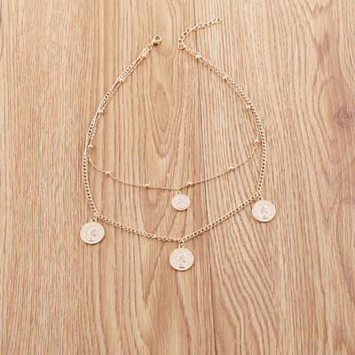Vintage Carved Coin Pendant Necklace Gold Statement Face Goddess Virgin Mary Angel Long Chain Necklace Women
Vintage Carved Coin Pendant Necklace Gold Statement Face Goddess Virgin Mary Angel Long Chain Necklace Women