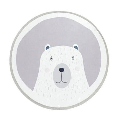 Cute Animal Printed Round Baby Infant Play Mats Non-Slip Crawling Carpet