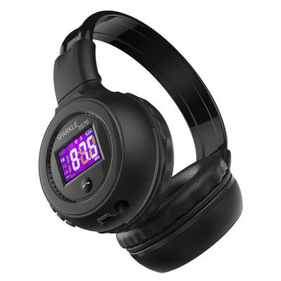 Zealot B570 Bluetooth Headphone HiFi Stereo Wireless With LCD Display Screen FM Radio Micro-SD Slot