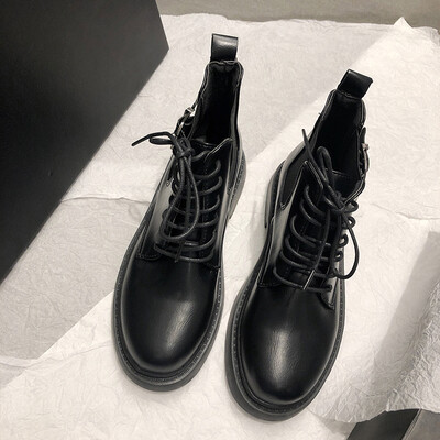 Martins female British style spring&autumn ins Joker black boots handsome thin short boots
Martins female British style spring&autumn ins Joker black boots handsome thin short boots
