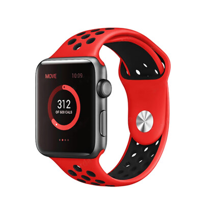 Two-Colored Silica Gel Lightweight Watch Band Sport Breathable Watch Strap For Apple Watch 432
Two-Colored Silica Gel Lightweight Watch Band Sport Breathable Watch Strap For Apple Watch 432