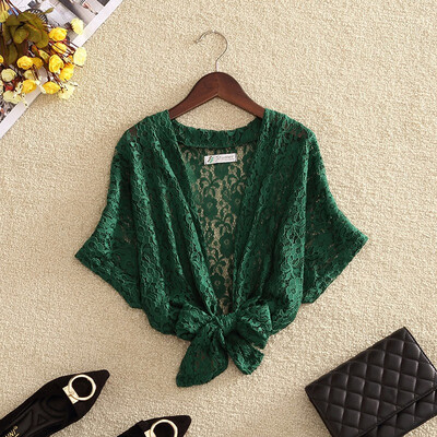 Womens Solid Lace Hollow Out Blouse Kimono Cardigan Lace Up Short Sleeve Summer Shirt Cover Up Beach Blouse Plus Size
Womens Solid Lace Hollow Out Blouse Kimono Cardigan Lace Up Short Sleeve Summer Shirt Cover Up Beach Blouse Plus Size