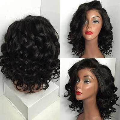 〖Follure〗Front Lace Women Black Short Wavy Curly Parting High Temperature Fiber Wig Hair
〖Follure〗Front Lace Women Black Short Wavy Curly Parting High Temperature Fiber Wig Hair
