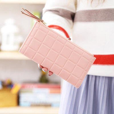 Women PU Leather Purse Plaid Long Wallets Ladies Colorful Wallet 10 Card Holder Coin Bag Female Double Zipper Wallet
Women PU Leather Purse Plaid Long Wallets Ladies Colorful Wallet 10 Card Holder Coin Bag Female Double Zipper Wallet