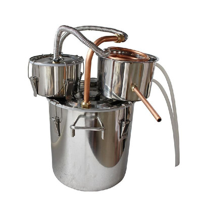 Home Stainless Steel Water Alcohol Fruit Wine Copper Tube Boiler Brewing Kit Purifying Distiller
Home Stainless Steel Water Alcohol Fruit Wine Copper Tube Boiler Brewing Kit Purifying Distiller