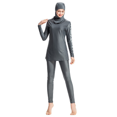 Roseonmyhand Women Muslim Bathing Suit With Cap Solid Color Swimsuit Beachwear Women Swimwear
Roseonmyhand Women Muslim Bathing Suit With Cap Solid Color Swimsuit Beachwear Women Swimwear