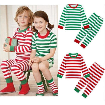 FASHION Christmas Toddler Kids Baby Girl Boy Striped Pajamas Sleepwear Nightwear Clothes
FASHION Christmas Toddler Kids Baby Girl Boy Striped Pajamas Sleepwear Nightwear Clothes