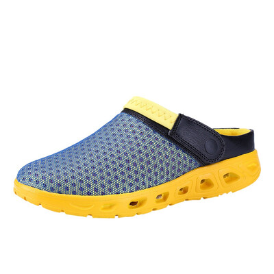 Summer Men Mixed Color Mesh Breathable Slippers Men Summer Fashion Sandals Outdoor Casual Beach Sandals Hole Sports Shoes
Summer Men Mixed Color Mesh Breathable Slippers Men Summer Fashion Sandals Outdoor Casual Beach Sandals Hole Sports Shoes