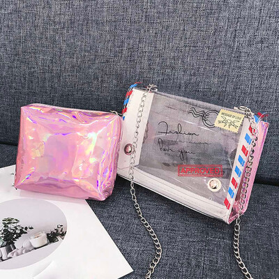 Tailored Fashion Lady Personality Transparent Jelly Chain Shoulder Bag Messenger Bag
Tailored Fashion Lady Personality Transparent Jelly Chain Shoulder Bag Messenger Bag
