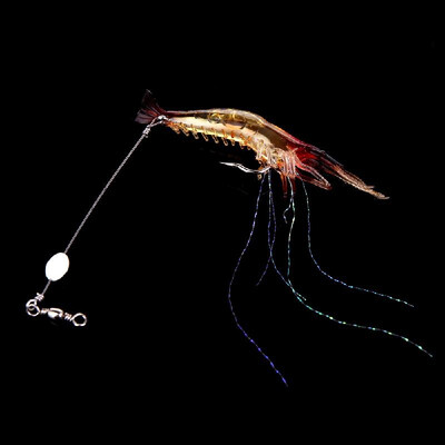18cm 8g Artificial Fishing Lure Bionic Shrimp Soft Bait Fishing Tackle with Hook Noctilucent Luminous Night Glow Bead Red 
18cm 8g Artificial Fishing Lure Bionic Shrimp Soft Bait Fishing Tackle with Hook Noctilucent Luminous Night Glow Bead Red