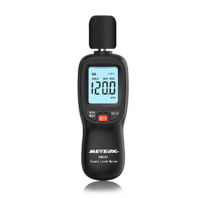 Meterk 30-130dBA LCD Digital Sound Level Meter Noise Volume Measuring Instrument Decibel Monitoring Tester
Meterk 30-130dBA LCD Digital Sound Level Meter Noise Volume Measuring Instrument Decibel Monitoring Tester