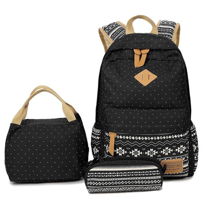 Tailored 3PC Women Ladies Girl Canvas Laptop Striped Handbag Lunch Backpack Purse Bags
Tailored 3PC Women Ladies Girl Canvas Laptop Striped Handbag Lunch Backpack Purse Bags