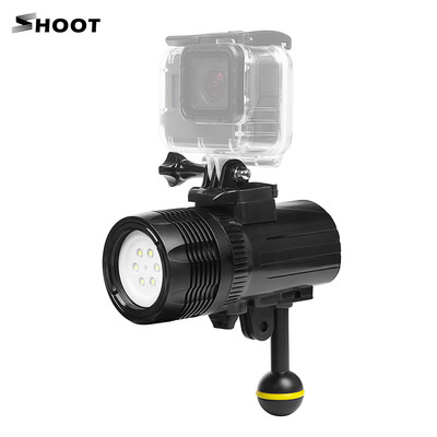 SHOOT XTGP460 1500 Lumen Underwater Diving Torch Flashlight Waterproof 60m197ft Rechargeable Dimmable Outdoor LED Video Light for
SHOOT XTGP460 1500 Lumen Underwater Diving Torch Flashlight Waterproof 60m197ft Rechargeable Dimmable Outdoor LED Video Light for