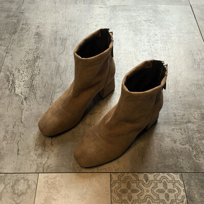 Retro Martin Boots Female Autumn&Korean Back Zipper Rough heel&High heel Uzzang Suede Shoes
Retro Martin Boots Female Autumn&Korean Back Zipper Rough heel&High heel Uzzang Suede Shoes
