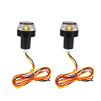 2Pcs 12V Motorcycle Handlebar End LED Turn Signal Light Amber Yellow White Moto Handle Bar Indicator Grip Plug Side Marker Lamp
2Pcs 12V Motorcycle Handlebar End LED Turn Signal Light Amber Yellow White Moto Handle Bar Indicator Grip Plug Side Marker Lamp
