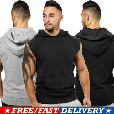 USA Men Muscle Sleeveless Hoodie Tank Top Bodybuilding Gym Workout Vest T-Shirt
USA Men Muscle Sleeveless Hoodie Tank Top Bodybuilding Gym Workout Vest T-Shirt