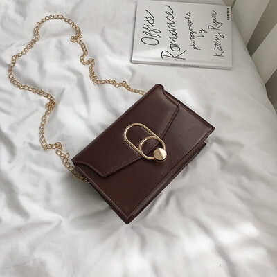2019 new fashion Korean version of the chain shoulder Messenger bag female casual retro simple wild color small square bag
2019 new fashion Korean version of the chain shoulder Messenger bag female casual retro simple wild color small square bag