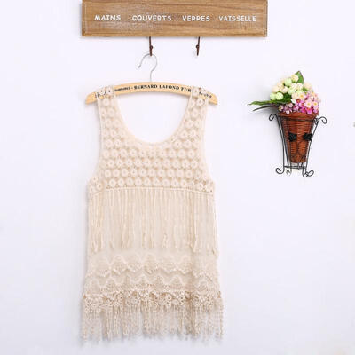 Fashion Women´s Sexy Lace Crochet Hollow Sheer Sleeveless Swimwear Bikini Cover Up Beach Dress Beige
Fashion Women´s Sexy Lace Crochet Hollow Sheer Sleeveless Swimwear Bikini Cover Up Beach Dress Beige