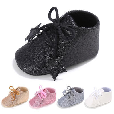 Sequins Star newborn-18M baby Todder girls soft sole baby shoes toddler slippers
Sequins Star newborn-18M baby Todder girls soft sole baby shoes toddler slippers