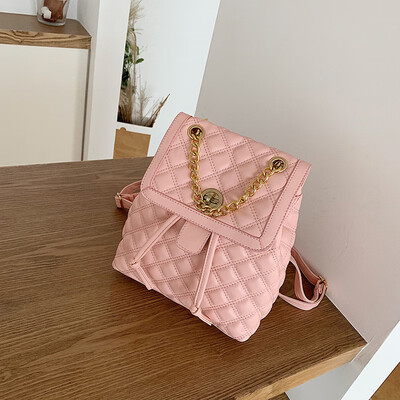 Shoulder bag female new Korean fashion wild rhombic chain small backpack large capacity travel bag
Shoulder bag female new Korean fashion wild rhombic chain small backpack large capacity travel bag