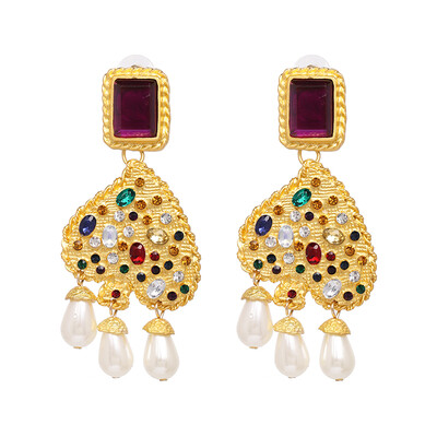 AOTEMAN 2019 Vintage crystal statement dangle Earrings for Women Ethnic rhinestone earrings fashion za jewelry wholesale
AOTEMAN 2019 Vintage crystal statement dangle Earrings for Women Ethnic rhinestone earrings fashion za jewelry wholesale