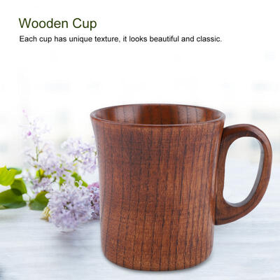 Greensen Portable Natural Wood Cup with Handle Wooden Teacup Coffee Beer Juice Drinking Mug
Greensen Portable Natural Wood Cup with Handle Wooden Teacup Coffee Beer Juice Drinking Mug