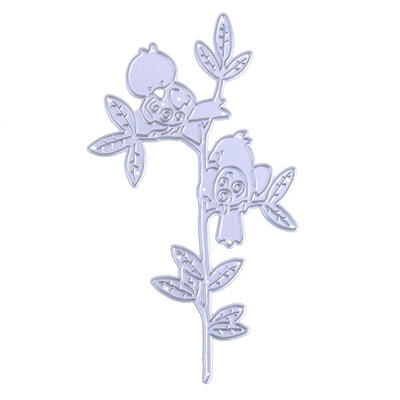 Birds in Branch Metal Cutting Die Stencil for DIY Scrapbook Embossing Craft