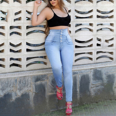 〖Follure〗Women Autumn Elastic ButtoPlus Loose Hole Denim Casual Small Feet Cropped Jeans
〖Follure〗Women Autumn Elastic ButtoPlus Loose Hole Denim Casual Small Feet Cropped Jeans