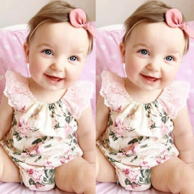 0-2Y Baby Girls One Piece Lace Short Sleeve Floral Romper Suit Jumpsuit Outfits
0-2Y Baby Girls One Piece Lace Short Sleeve Floral Romper Suit Jumpsuit Outfits