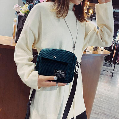 Fashion Women Corduroy Shoulder Bag Square Single Shoulder Messenger Bag Phone Small Crossbody Bags
Fashion Women Corduroy Shoulder Bag Square Single Shoulder Messenger Bag Phone Small Crossbody Bags
