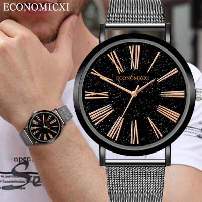Gobestart Stainless Steel Mesh Belt Watch Starry Sky Roman Scale Mens Quartz Watch
Gobestart Stainless Steel Mesh Belt Watch Starry Sky Roman Scale Mens Quartz Watch