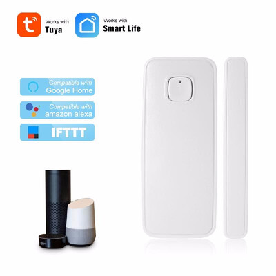 WIFI Door Sensor Tuya APP Control Door Window Opening Security Alarm Sensor Magnetic Switch Wireless Detector Compatible with Alex
WIFI Door Sensor Tuya APP Control Door Window Opening Security Alarm Sensor Magnetic Switch Wireless Detector Compatible with Alex
