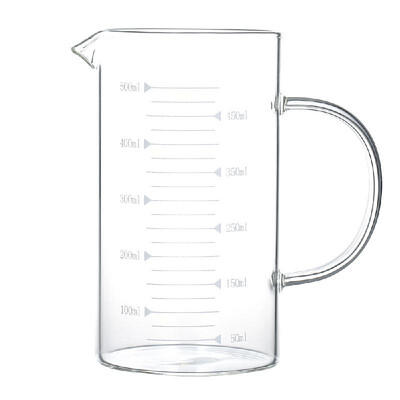 500ML Transparent Measuring Cup Graduated Scale High Borosilicate Glass Resistant High Temperature Resistance
500ML Transparent Measuring Cup Graduated Scale High Borosilicate Glass Resistant High Temperature Resistance