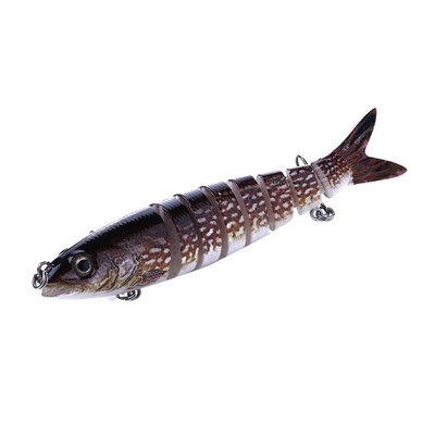 136CM Mini Artificial Bait False Multi Joint Fish Shape Hard Lure Fishing Accessories With 2pcs 6Hooks
136CM Mini Artificial Bait False Multi Joint Fish Shape Hard Lure Fishing Accessories With 2pcs 6Hooks