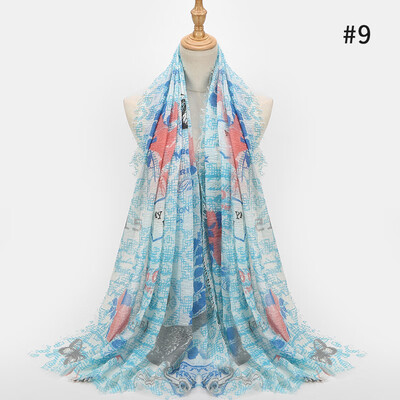 New Europe&the United States foreign trade fashion butterfly print pattern long cotton&linen scarf scarves shawl spot wholesale
New Europe&the United States foreign trade fashion butterfly print pattern long cotton&linen scarf scarves shawl spot wholesale