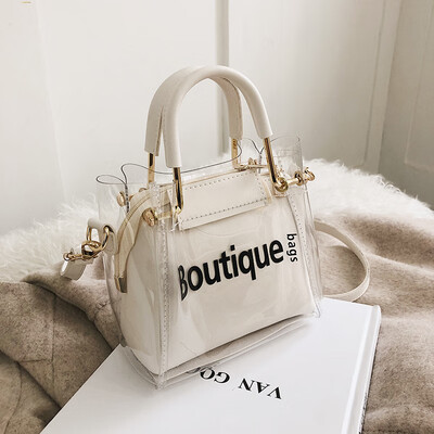 Net red summer jelly bag new 2019 Korean version of Joker portable small transparent bag shoulder slung texture bag
Net red summer jelly bag new 2019 Korean version of Joker portable small transparent bag shoulder slung texture bag