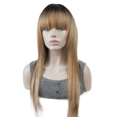 StrongBeauty Long Straight Ombre Blonde Color Swept Bangs Synthetic Wig COLOUR CHOICES
StrongBeauty Long Straight Ombre Blonde Color Swept Bangs Synthetic Wig COLOUR CHOICES