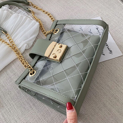 North bag womens spring&summer 2019 new jelly transparent mother bag ling embroidery thread bag shoulder chain slung womens
North bag womens spring&summer 2019 new jelly transparent mother bag ling embroidery thread bag shoulder chain slung womens