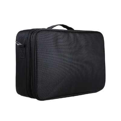 Cosmetic Case Organizer Waterproof Large Capacity Makeup Storage Bags Travel Beauty Artist Brush Box with Shoulder Belt 
Cosmetic Case Organizer Waterproof Large Capacity Makeup Storage Bags Travel Beauty Artist Brush Box with Shoulder Belt