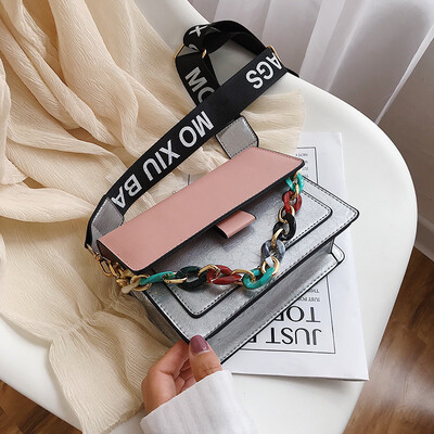 Summer broadband hit color handbags handbags new 2019 tide Korean version of the wild shoulder slung fashion small square bag 
Summer broadband hit color handbags handbags new 2019 tide Korean version of the wild shoulder slung fashion small square bag