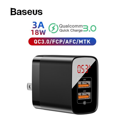 Baseus PPS Digital Display 18W quick Charger for iPhoneHUaweiSamsung portable wall charger for travel
Baseus PPS Digital Display 18W quick Charger for iPhoneHUaweiSamsung portable wall charger for travel