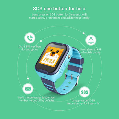Kids Smart Phone Watch WiFi 4G 14 Inch IPX7 Waterproof GPS Camera Phone Watch For Android IPhone - Asia Version
Kids Smart Phone Watch WiFi 4G 14 Inch IPX7 Waterproof GPS Camera Phone Watch For Android IPhone - Asia Version