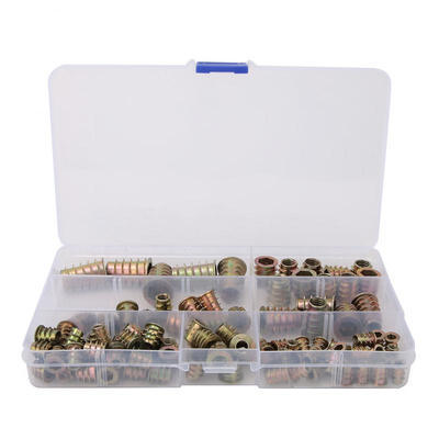 Greensen 100Pcs Iron Zinc Plating Insert Nut Hex Drive Head Furniture Nuts Accessories
Greensen 100Pcs Iron Zinc Plating Insert Nut Hex Drive Head Furniture Nuts Accessories