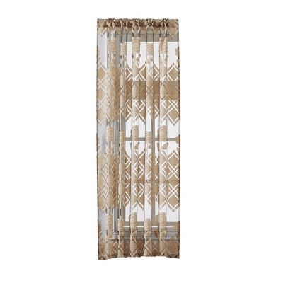 Lattice Gold Flower Sheer Curtain Window Screening Window Rod Pocket Curtain Panel for Living Room Bedroom Dining Room 39"X51" 1 P
Lattice Gold Flower Sheer Curtain Window Screening Window Rod Pocket Curtain Panel for Living Room Bedroom Dining Room 39"X51" 1 P